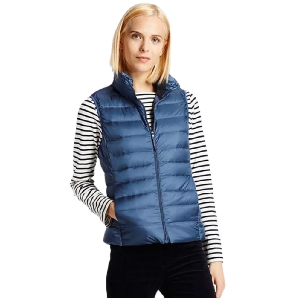 Uniqlo Ultra Light Down Vest Blue Women’s Size XS